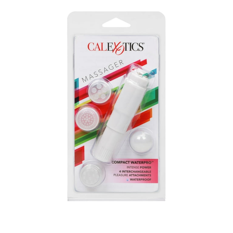 WQE Q-bit white 携帯タイプ　リラクゼーショングッズ CalExotics Compact Water-Resistant Travel Massager with 4