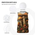 thumbnail image 3 of Sikiie Vintage Cloud Mushroom Basketball Jersey Reversible Men's Mesh Athletic Sports Shirts Training Practice S-4XLMedium, 3 of 6