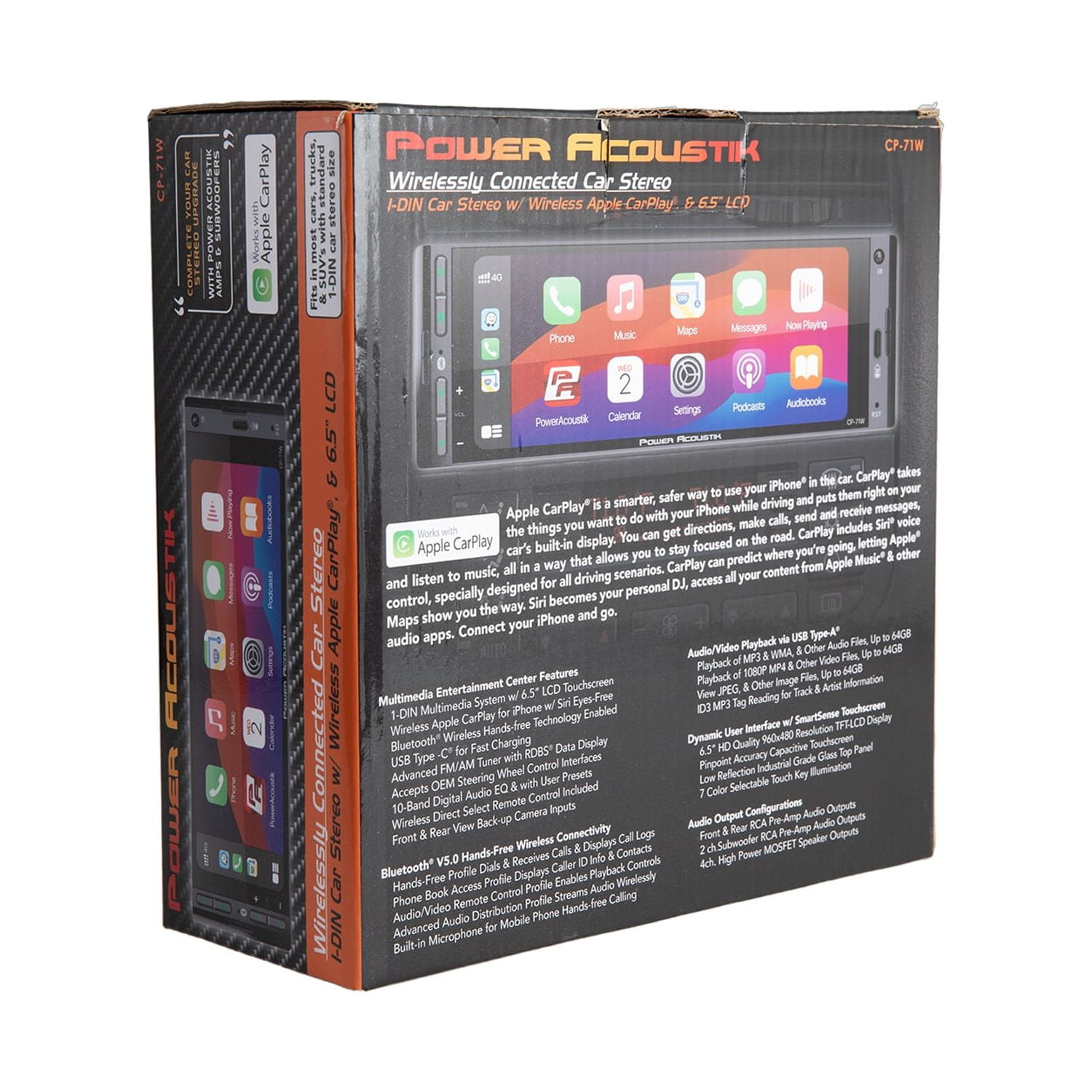 Power Acoustik CP-71W Single DIN 6.5