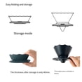 thumbnail image 3 of Silicone Dripper with Unique Design Great for Flavorful Coffee Extraction, 3 of 9