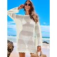 thumbnail image 2 of Traje de baño con cobertura ANRABESS, traje de baño de ganchillo, vestido de playa, 2 of 8