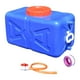 thumbnail image 2 of Contenedor de almacenamiento de agua potable Cubo de almacenamiento horizontal A prueba de fugas Gran capacidad azul 30 kg, 2 of 9
