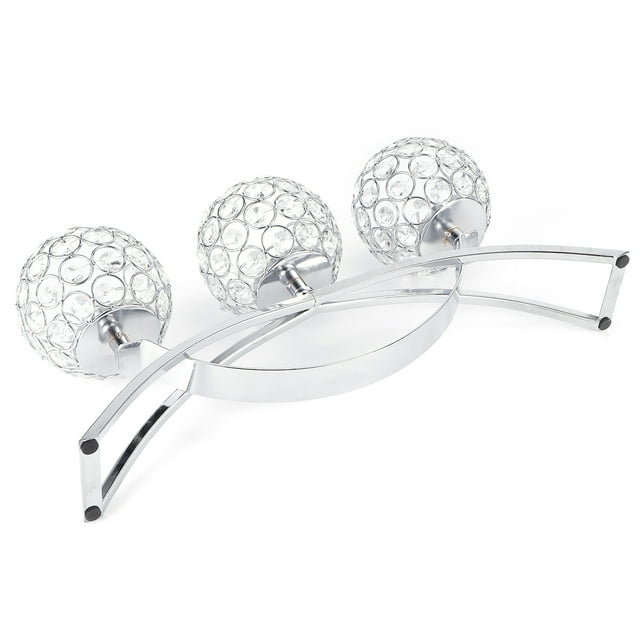 Candlestick,3 Arms European Classic Crystal Candlestick Dinner Candlestick Tried and Trusted