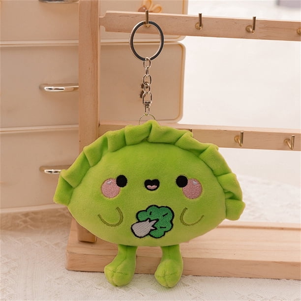 Llavero de peluche Dumpling, adorable peluche para niños y adultos, hecho a mano