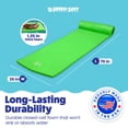 thumbnail image 4 of TRC Recreation Splash 1.25" Thick Foam Pool Float Mat, Fierce Green, 4 of 10
