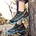 thumbnail image 3 of Zapatillas deportivas para hombre Zapatillas de entrenamiento de malla transpirable Zapatos de senderismo ligeros, 3 of 9