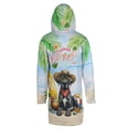 thumbnail image 2 of Great Dane Hello Summer with Sunglasses and Surfboard Tropical Vibes All Over Print 3D Hooded Duffle Toggle Coat Danes Dog Lover Gifts - 00007, 2 of 6