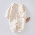 thumbnail image 5 of Yievot Newborn Infant Baby Girl Clothes Long Sleeve Romper Pjs Clothes Daily/Easter/Mother's Day Outfits Clothing for 0-24M 2024 Newborn Girl Boy Clothes on Clearance, 5 of 5