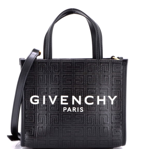 Pre-Owned G-Tote 4G Embossed Coated Canvas Mini By Rebag