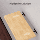 thumbnail image 3 of Barra de soporte para tablero de suspensión Soporte para tablilla de una sola capa Soporte laminar Soporte invisible Soporte Conector de tablero Fijación en forma de T, 3 of 5