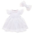 thumbnail image 4 of Robe d'Été pour Tout-Petit, Robe Tutu à Volants pour Filles, Robe de Fête pour Tout-Petit, Robe en Tulle pour Filles 6-9 Mois, 4 of 4