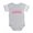Heather Gray, variant on CafePress - Team Pi New_Pk - Cute Infant Baby Football Bodysuit