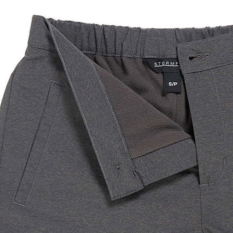 Stormpack Ladies Windproof Lined Pants Microfleece, Black, L