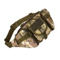 thumbnail image 2 of Yuarrent Riñonera con hebilla, cremallera multifuncional, impermeable, camuflaje, para hombre, riñonera, deporte, Camping, escalada al aire libre Mochilas de mochilero camuflaje verde Yuarrent OD022570-04, 2 of 6