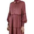 thumbnail image 4 of Rose - Point Collar - Unlined - Modest Dress - Refka, 4 of 5