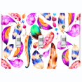thumbnail image 1 of Metal Light Switch Plate Cover Colorful Beaded Feather Shell Dreamcatcher DRM014, 1 of 13
