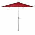 thumbnail image 2 of Sombrilla Playa Costway Quitasol de Patio Manivela Parasol Jardín Rojo Vino 3m, 2 of 6