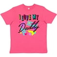thumbnail image 3 of Inktastic I Love My Daddy- 80s Retro Style Youth T-Shirt, 3 of 5