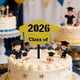 thumbnail image 4 of Adornos para tartas de graduación: gorros de graduación y adornos decorativos para cupcakes. Tema de fiesta de graduación, 4 of 5