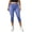Royal Blue, variant on Jean Capris for Women Stretchy High Waisted Denim Capri Leggings Casual Pants with Pocket, S