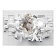 thumbnail image 3 of Tiptophomedecor 3D Illusion Wallpaper Wall Mural - Modern Cherub, 3 of 4