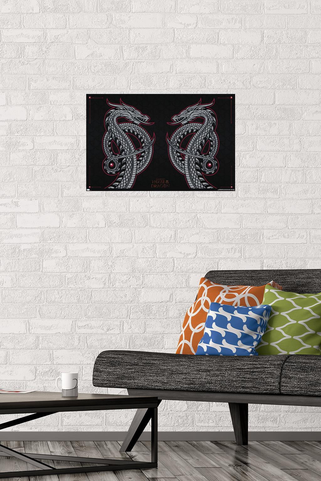 Jim Baldwin - Lily Shark Wall Poster, 14.725" x 22.375" Framed