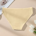 thumbnail image 6 of Ruimatai Women's Low Rise Ribbed Briefs Soft Nylon Stretch Underwear Comfortable Everyday Panties Solid Color, 6 of 9