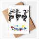 thumbnail image 1 of Baile la gente Mexico totems Mexican flauta Sobre de la Carta de felicitación de la tarjeta de matrimonio, 1 of 4