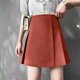 thumbnail image 2 of Falda Corta de Verano de la Moda Casual de las Mujeres de Cintura Baja A-Línea Asimétrica Falda Plisada, 2 of 9