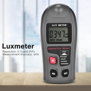 Digital Luxmeter, Waterproof Sensor LCD screen MT-30 2 Times/Sec for All Light Sources Including LED, Lightweight