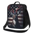 thumbnail image 1 of Balery Vintage American Deer Caja de Almuerzo y Bolsa de Almuerzo para Hombres y Mujeres, Bolsa de Almuerzo Reutilizable con Gran Capacidad, Bolsa de Almuerzo Aislada, 1 of 7