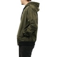 thumbnail image 2 of Ma Croix Mens Windbreaker Jacket Lightweight Slim Fit Zip Up Hoodie, 2 of 8