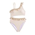thumbnail image 7 of JFOPQVSM Girls Comfortable Breathable Skin Friendly Sleeveless Swimsuit Fashionable Strap Swimsuit, 7 of 7