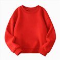 thumbnail image 3 of Towmus Girls Sweatshirts Cotton Crew Neck Sweat Shirts Casual Loose Long Sleeve Tops 18 Months-14 Years, 3 of 8
