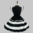 thumbnail image 5 of Levmjia Womens Dresses Solid Color Round Neck Cute Maid Outfit Role Playing Fluffy Skirt Loose Fit Short Sleeve Casual Comfortable Dress, 5 of 5