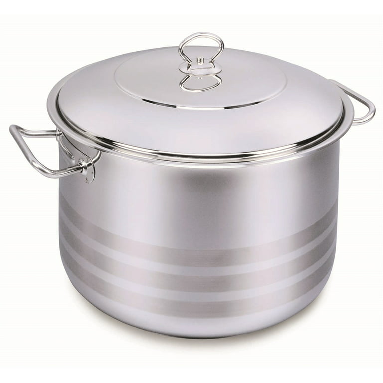  Cooks Standard 18/10 Stainless Steel Stockpot 8-Quart, Classic  Deep Cooking Pot Canning Cookware with Stainless Steel Lid, Silver: Home &  Kitchen