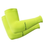 The Elixir X Arm Sleeves UV Cooling Sleeves Arm Cover UV Sun Protection Compression Arm Sleeves (Neon Green)