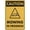 Warning Sign 2, variant on Caution Narrow Bridge Ahead Warning Security Outdoor Sign - 8"x12", Reflective, Weatherproof - Rural Road, Countryside, Small Bridge, Residential Area