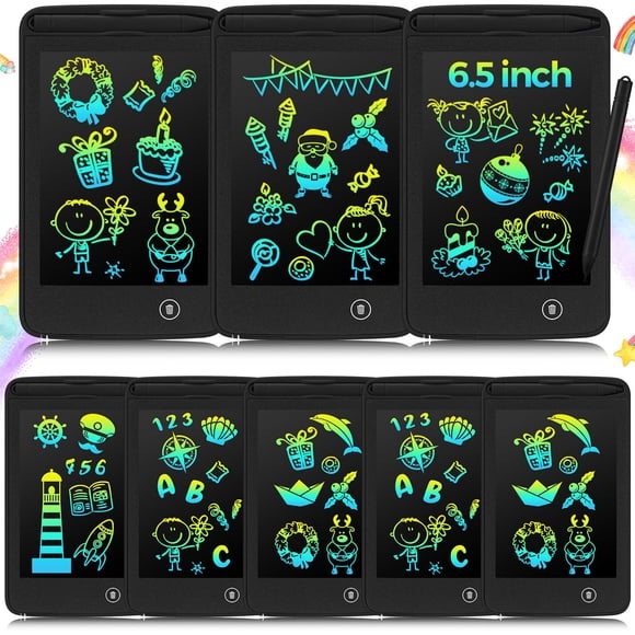 Tableta de escritura LCD Zhehao de 6.5 pulgadas, colorida, para niños de 3 a 6 años