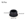thumbnail image 3 of Uxcell Silicone Snap in Locking Hole Plugs For Kitchen Bulkheads Waterproof Sealing Plugs Black 21mm 16, 3 of 7