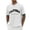 White, variant on Mens Oversized T Shirt Quarter Sleeve Big & Tall Beach Vacation Short Sleeve Shirts Snug Fit Printing Round Neck Summer Casual Outdoor Basic Activewear