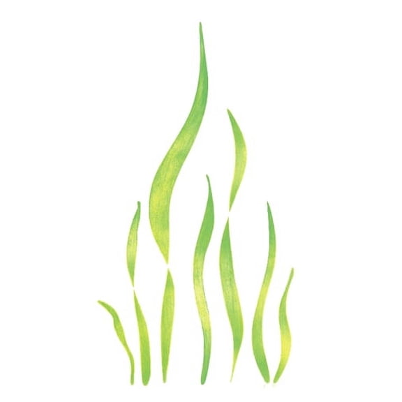 Sea Grass Wall Stencil -E168 by Designer Stencils