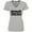 AC-Heather Grey, variant on Inktastic Chicago Skyline Grunge Women's V-Neck T-Shirt
