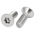 thumbnail image 2 of M2x6mm 304 Stainless Steel Flat Head Torx Anti Theft Machine Screws 20pcs, 2 of 4