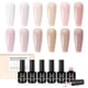 thumbnail image 1 of Esmalte en gel con base de goma con forma de escarabajos, 12 colores, 7,5 ml, porcelana nude, 1 of 8