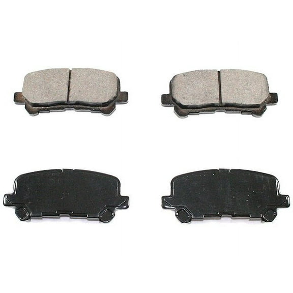 Rear Brake Pad Set - Compatible with 2011 - 2017 Honda Odyssey 2012 2013 2014 2015 2016