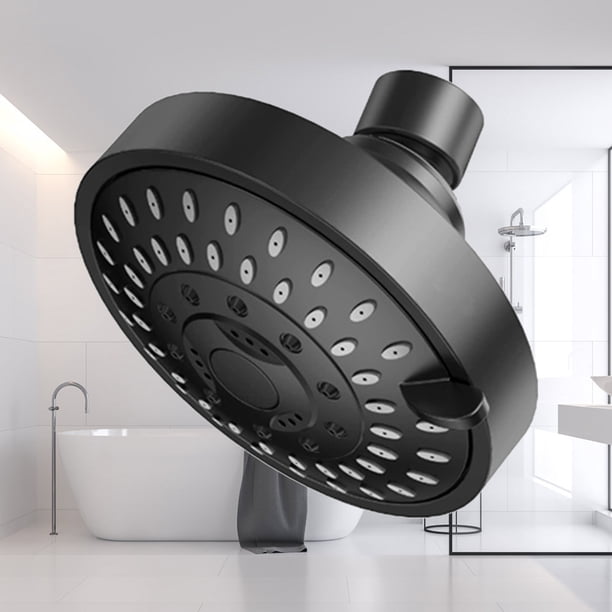 Cabezal de ducha de baño Soportes de pared o de techo de 4 pulgadas Fácil limpieza Montado en la pared Tmvgtek Libre de BPA