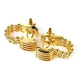 thumbnail image 1 of Gemelos Hugo con cadena para hombres Negocios Boda Aniversario, 1 of 9