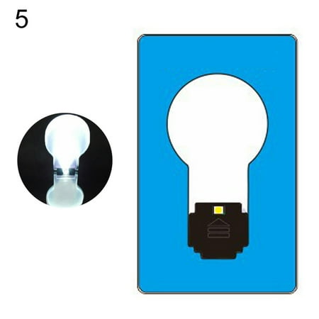 

Welling Portable Ultra-thin Mini LED Wallet Pocket Credit Card Size Lamp Night Light