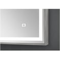 thumbnail image 3 of Avanity LED-M59-SS Led 59-1/16" W X 27-9/16" H Modern Rectangular Stainless Steel Framed, 3 of 7